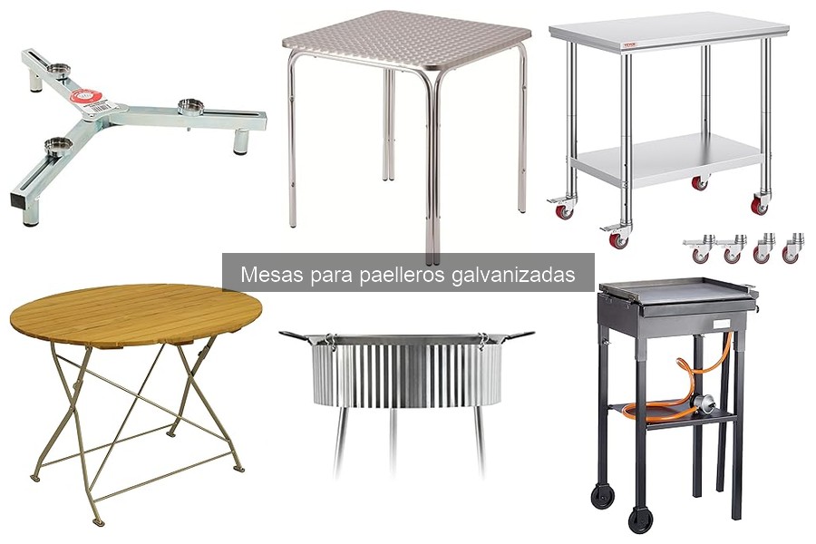 Ofertas en Mesas para Paelleros Galvanizadas - Ahorra Ahora