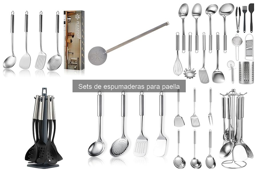 Ofertas y Precios de Sets de Espumaderas para Paella