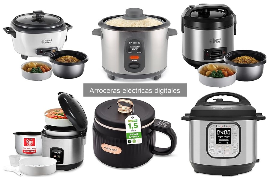 Opiniones de arroceras eléctricas digitales: ¿Cuál elegir?