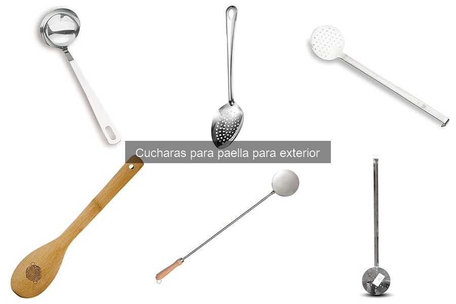 Opiniones de cucharas para paella de exterior: análisis y experiencias