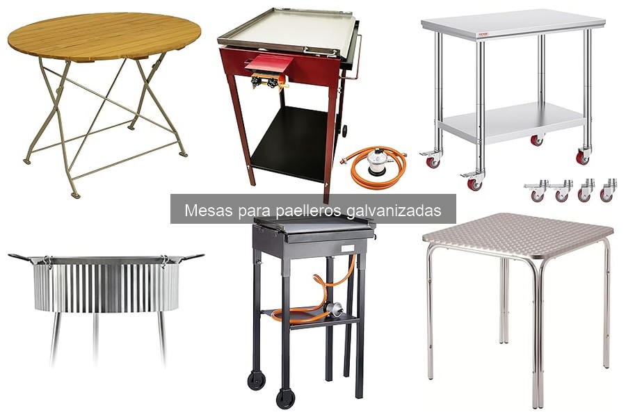 Opiniones de mesas para paelleros galvanizadas