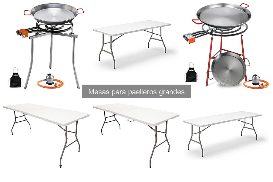 Opiniones de mesas para paelleros grandes: experiencias reales