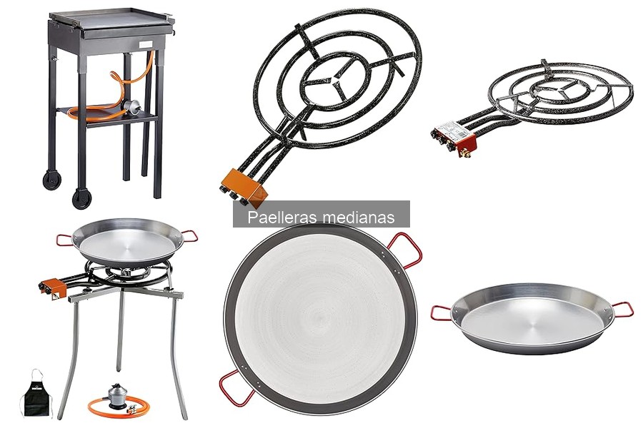 Opiniones de usuarios sobre paelleras medianas