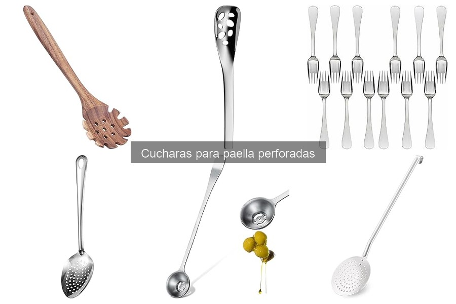 Opiniones sobre cucharas para paella perforadas: ¿cuál elegir?