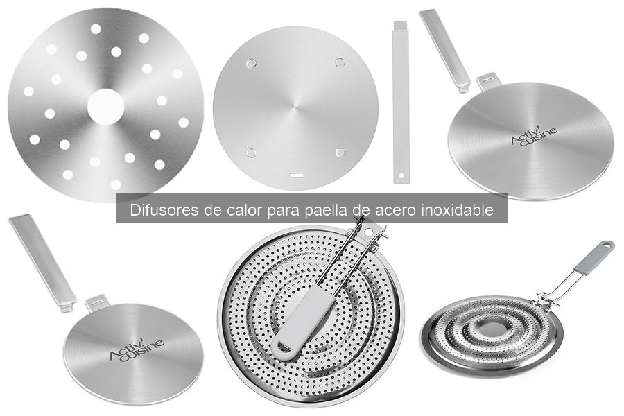 Opiniones sobre difusores de calor para paella de acero inoxidable