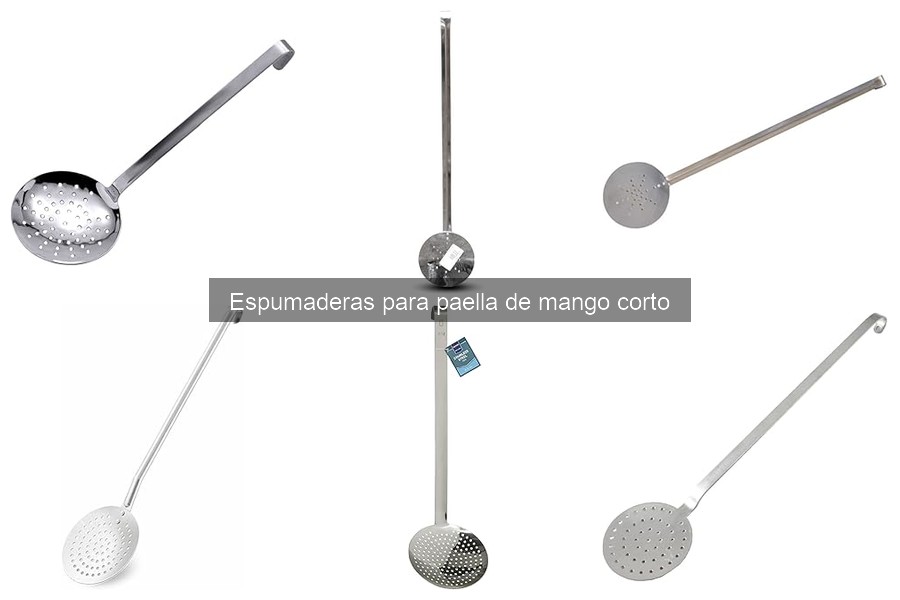 Opiniones sobre espumaderas para paella de mango corto