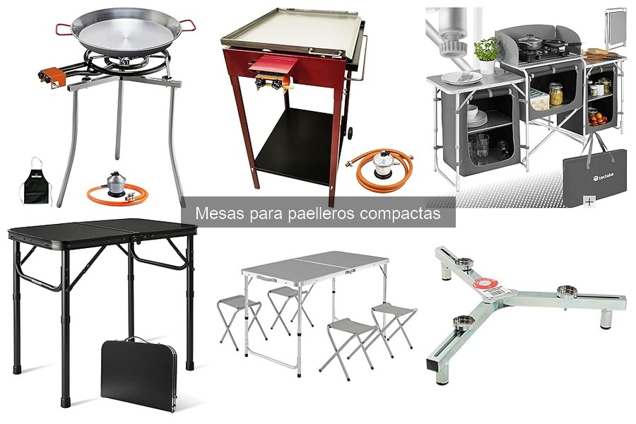 Opiniones sobre mesas para paelleros compactas