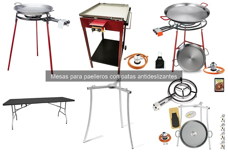 Opiniones sobre mesas para paelleros con patas antideslizantes