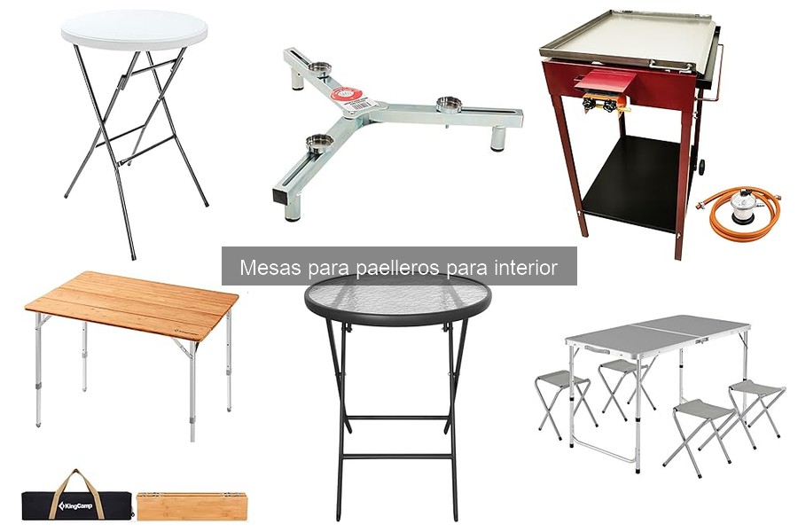 Opiniones sobre mesas para paelleros de interior
