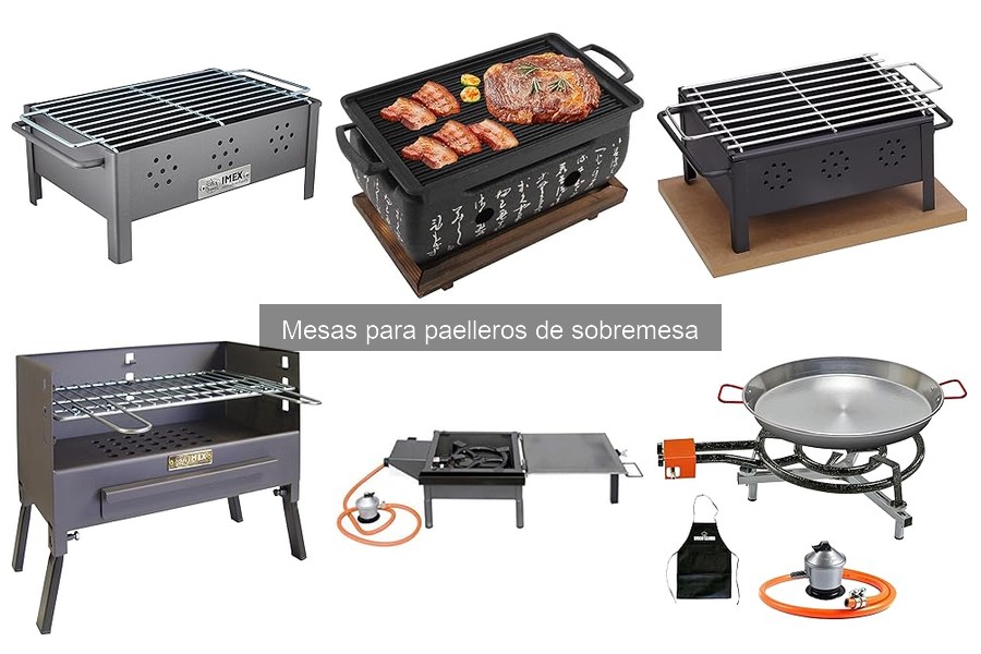 ** Opiniones sobre mesas para paelleros de sobremesa