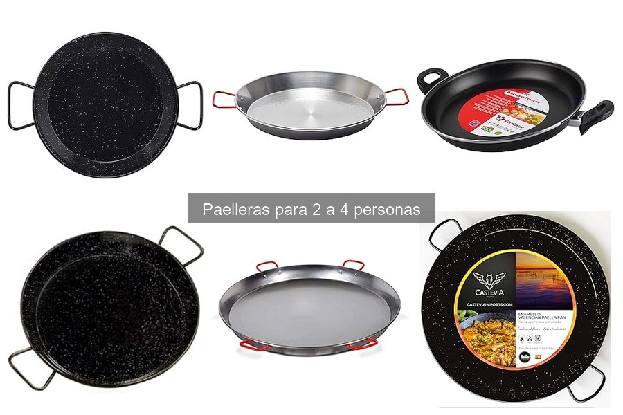 Opiniones sobre paelleras para 2 a 4 personas