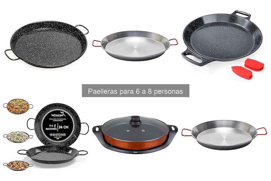 Opiniones sobre paelleras para 6 a 8 personas