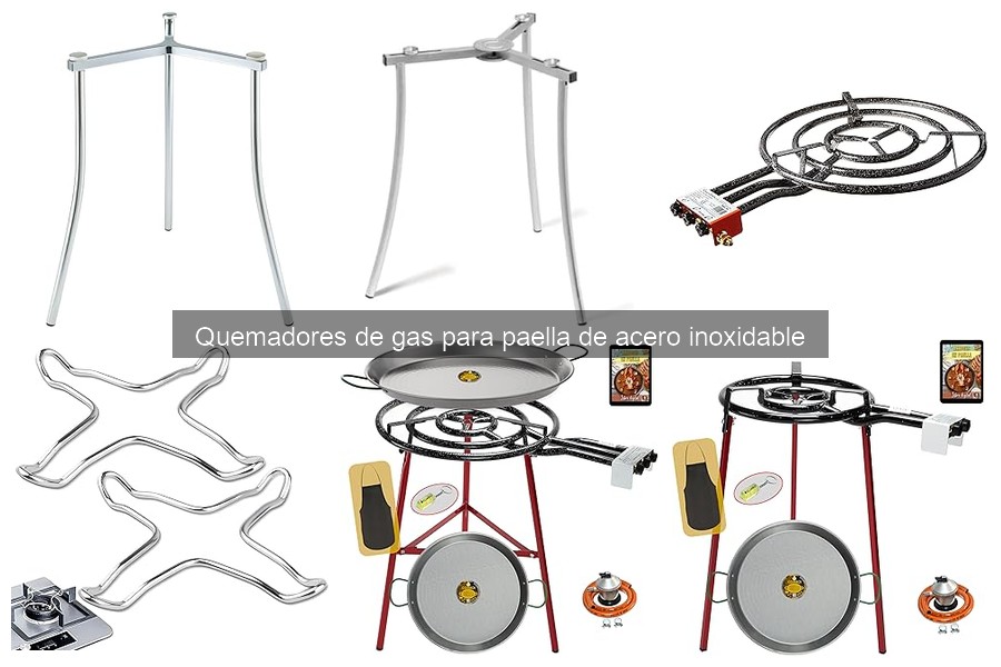 Opiniones sobre quemadores de gas de acero inoxidable para paella