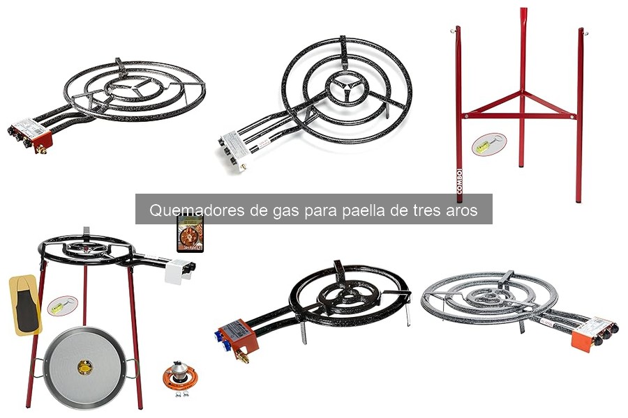 Opiniones sobre quemadores de gas para paella de tres aros
