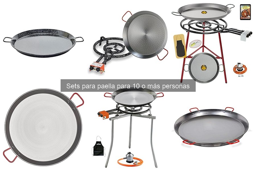 Opiniones sobre sets de paella para 10 o más personas