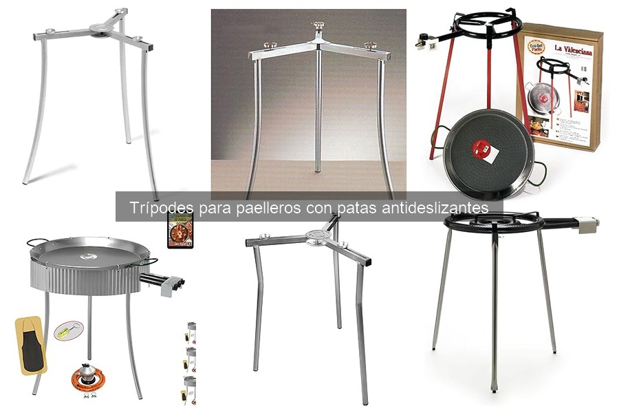 Opiniones sobre trípodes para paelleros antideslizantes