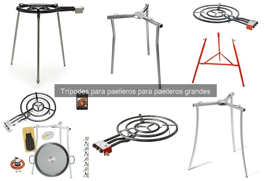 Opiniones sobre trípodes para paelleros grandes