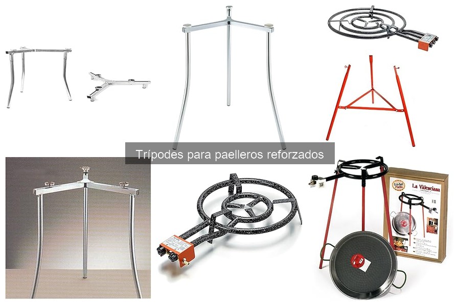 Opiniones sobre trípodes para paelleros reforzados