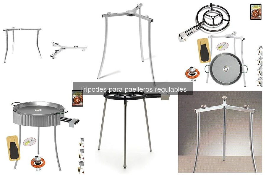 Opiniones sobre trípodes para paelleros regulables