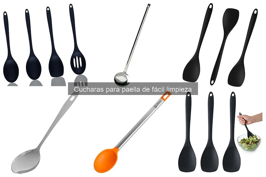 ¿Por qué elegir cucharas para paella de fácil limpieza?