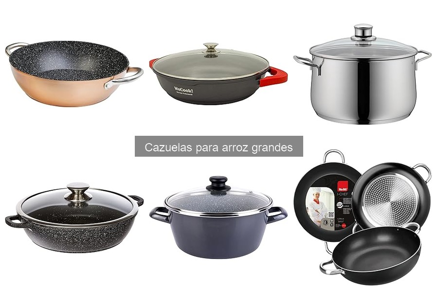 Precios de cazuelas grandes para arroz y dónde comprarlas