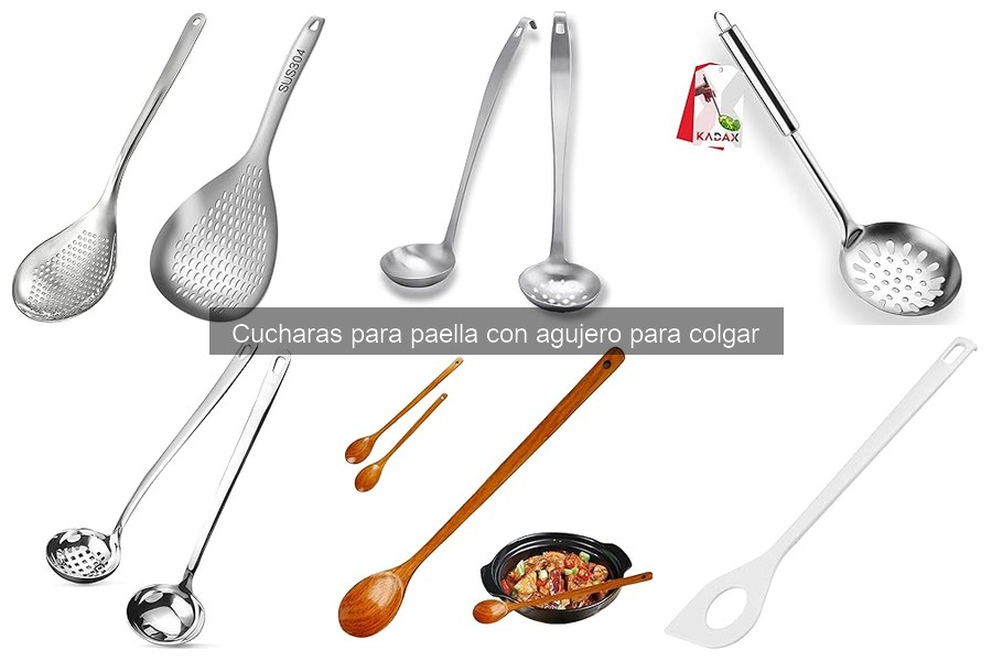 Precios de cucharas para paella y dónde comprarlas