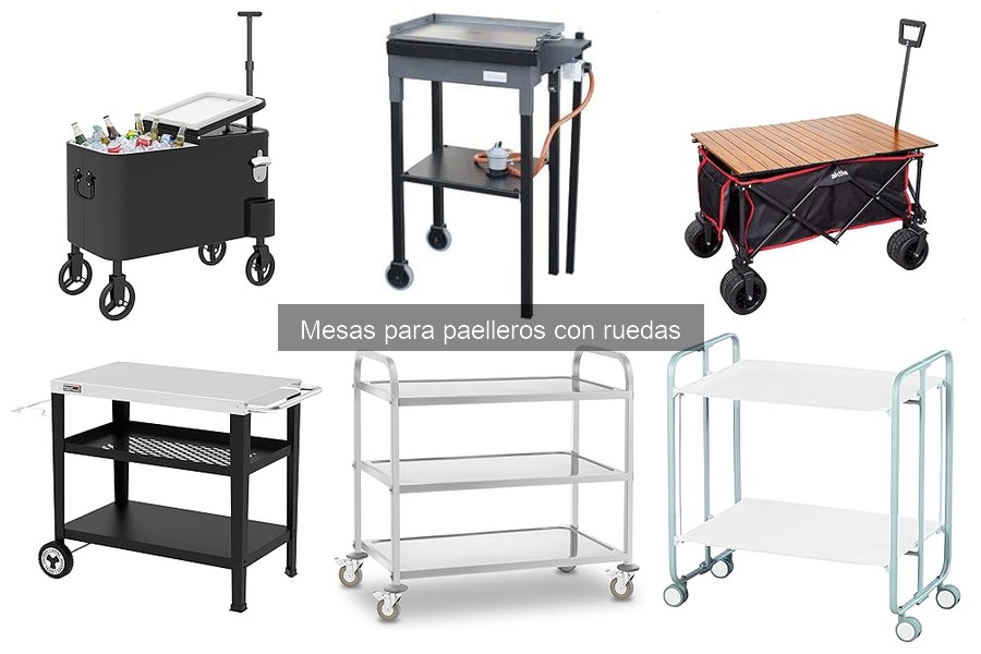 Precios de mesas para paelleros con ruedas: guía actualizada