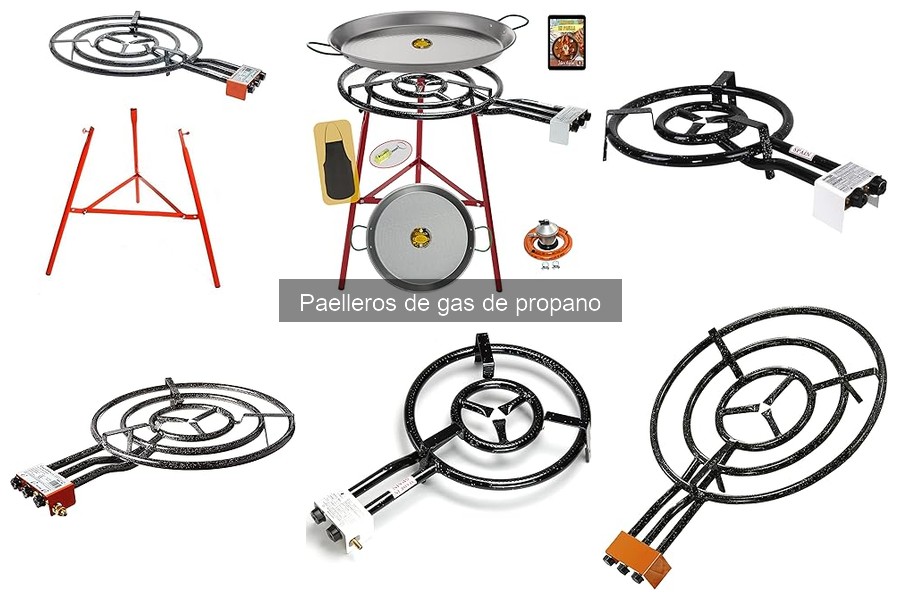 Precios de paelleros de gas de propano en Amazon