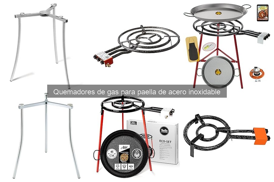 Precios de quemadores de gas para paella de acero inoxidable