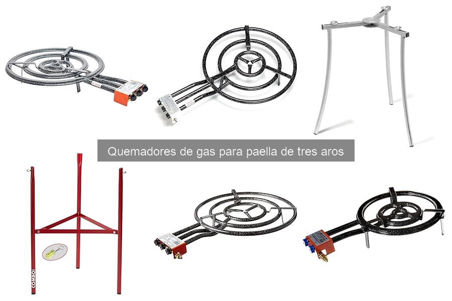 Precios de quemadores de gas para paella de tres aros