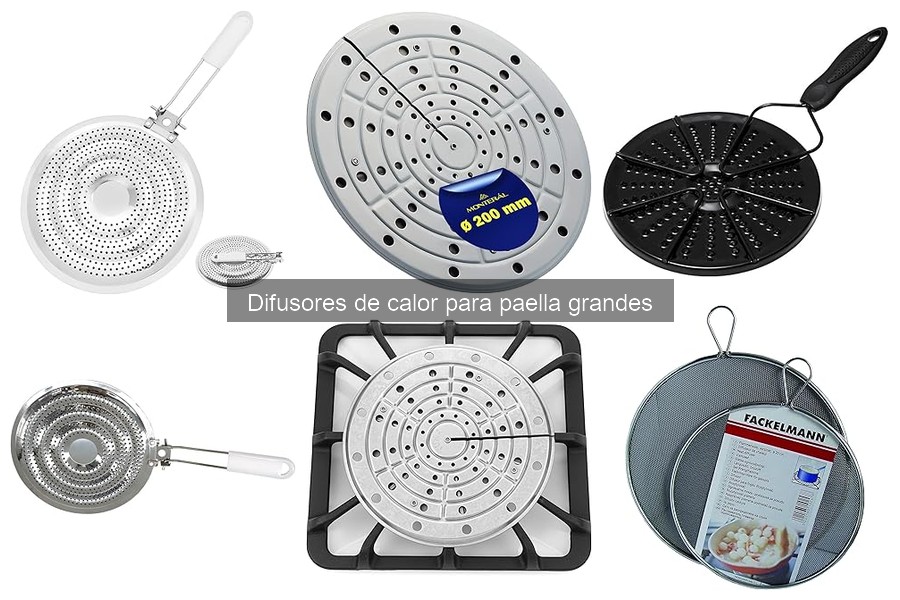 Precios y dónde comprar difusores de calor para paellas grandes