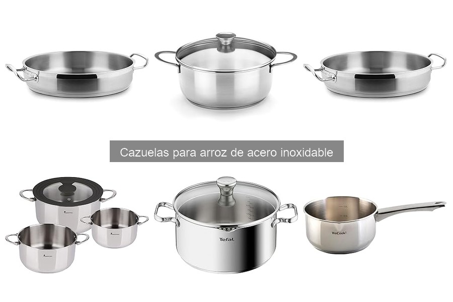Problemas comunes al cocinar arroz en cazuelas de acero inoxidable