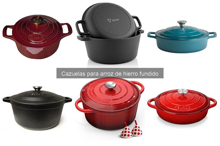Problemas comunes al usar cazuelas de hierro fundido para arroz