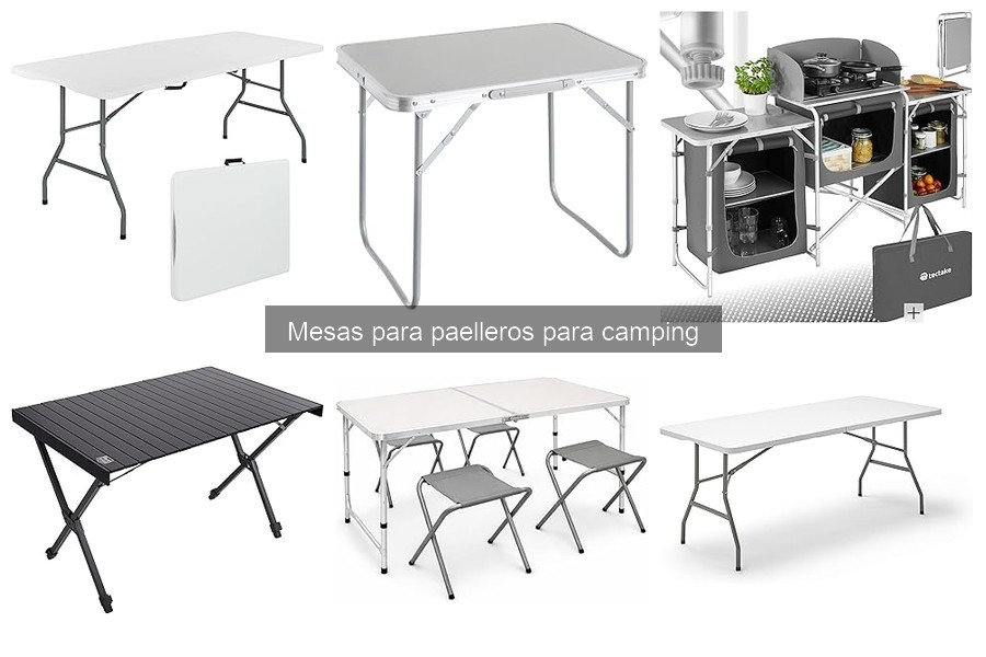 Problemas comunes al usar mesas para paelleros en camping