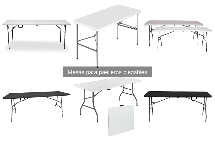 Problemas comunes al usar mesas para paelleros plegables