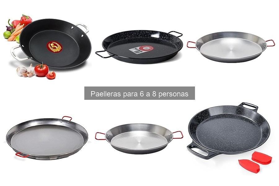 Problemas comunes al usar paelleras de 6 a 8 personas