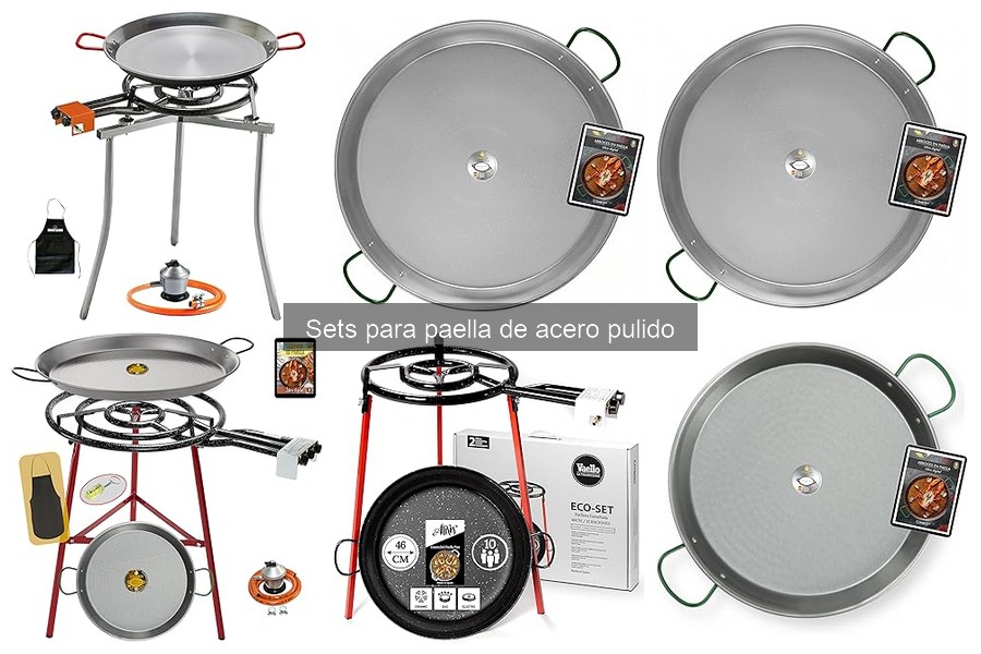 Problemas comunes al usar sets para paella de acero pulido