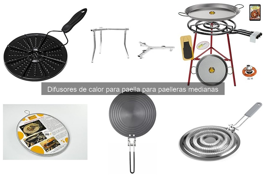 Problemas comunes con difusores de calor para paella