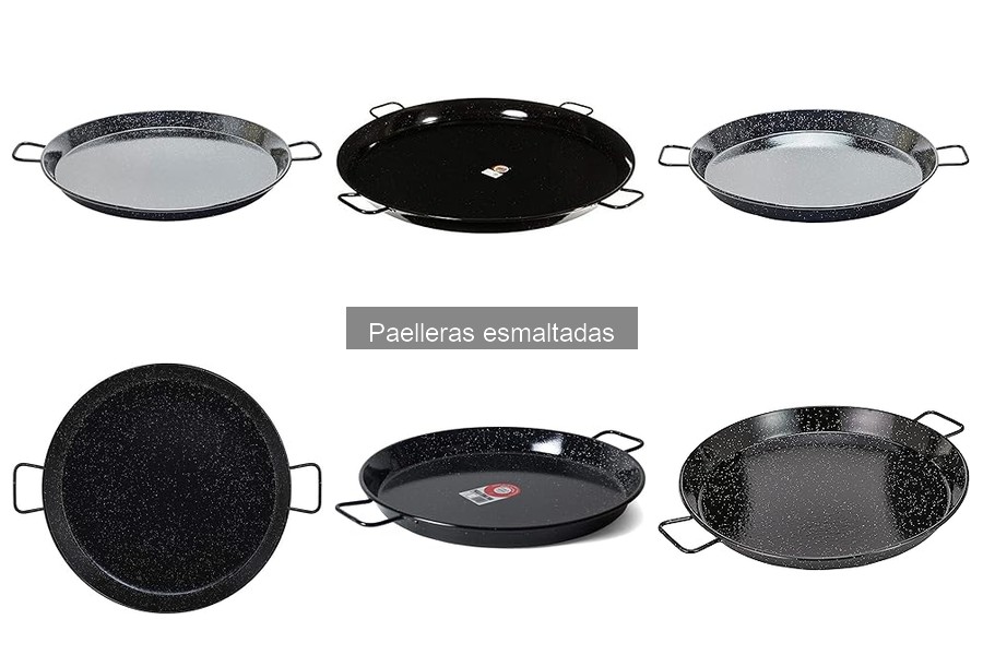¿Pueden usarse las paelleras esmaltadas en el horno?