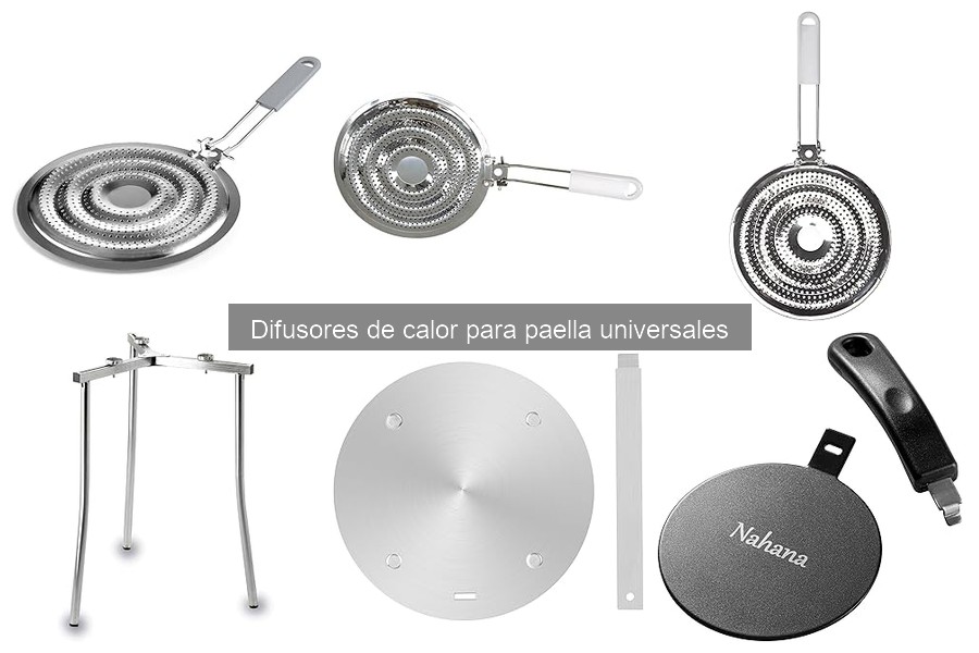 ¿Qué es un difusor de calor para paella universal?