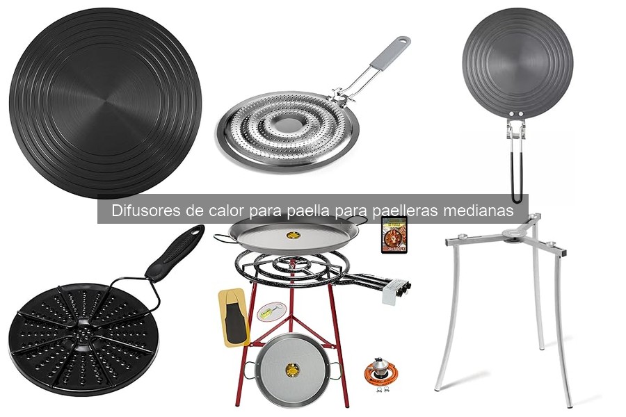 ¿Qué es un difusor de calor para paella y cómo se usa?