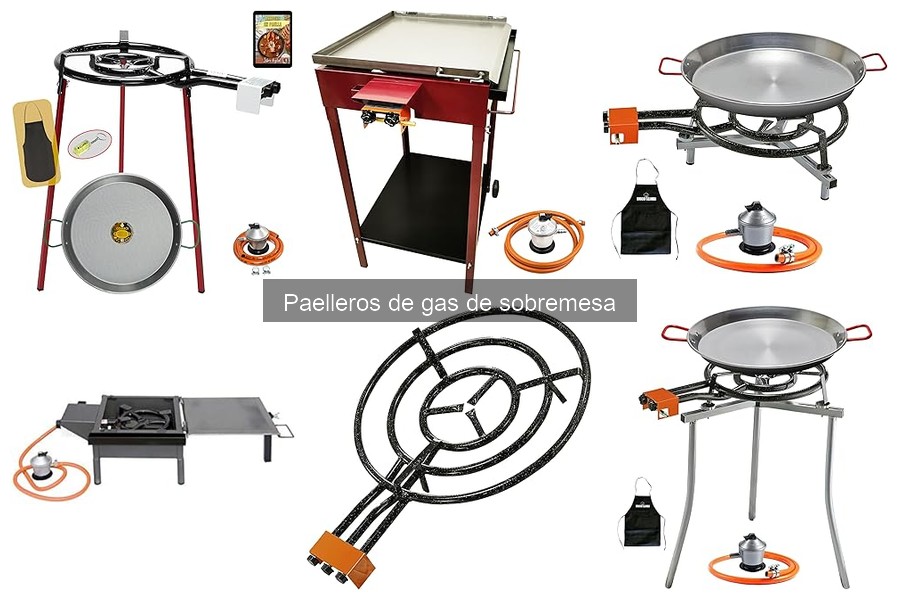 ¿Qué es un paellero de gas de sobremesa? Características