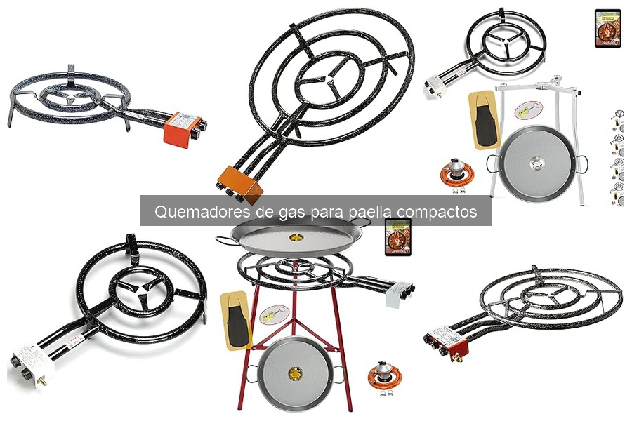 ¿Qué es un quemador de gas para paella compacto?