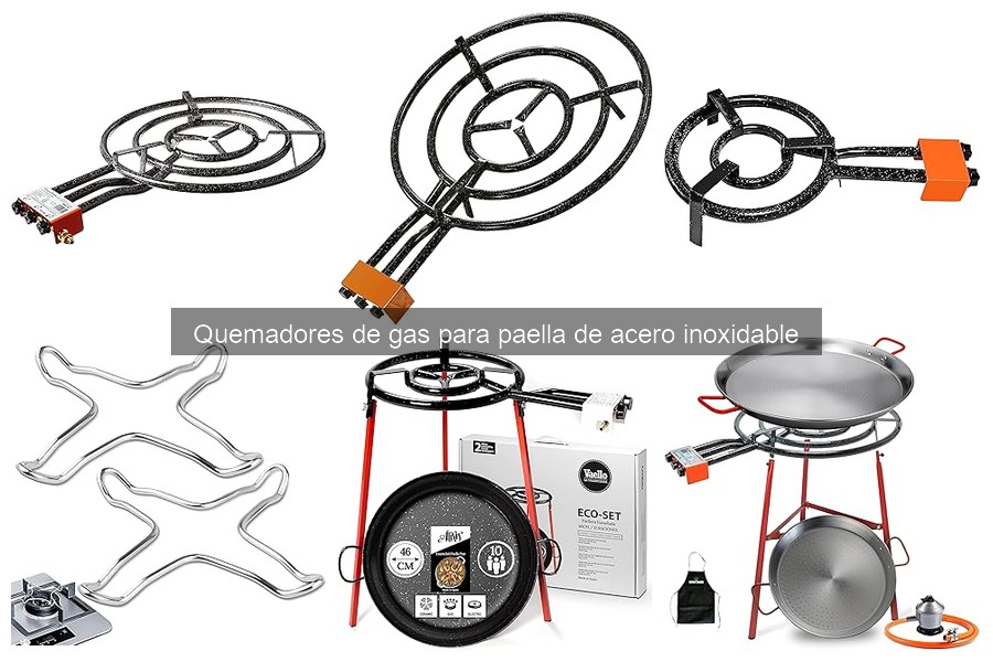 Qué es un quemador de gas para paella de acero inoxidable