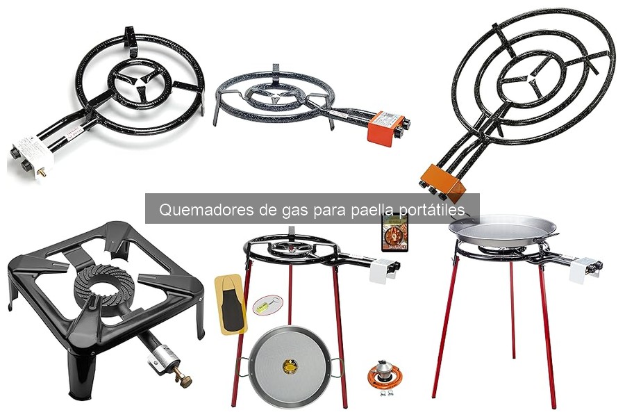 ¿Qué es un quemador de gas portátil para paella?
