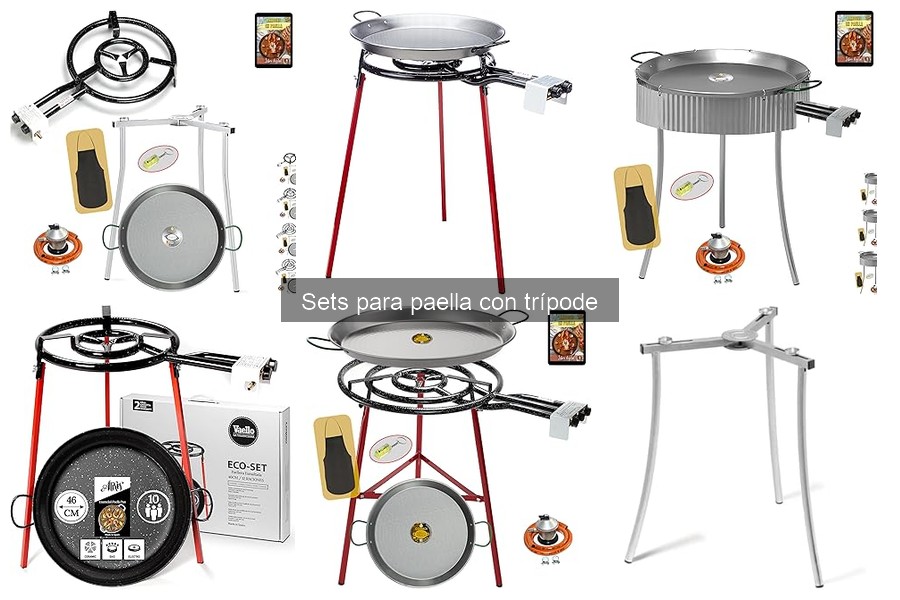 ¿Qué es un set para paella con trípode? Guía completa