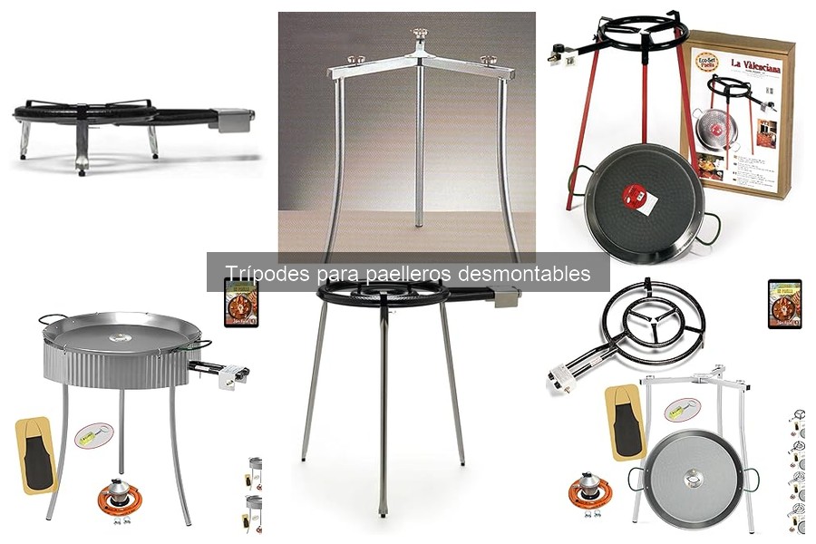 ¿Qué es un trípode para paelleros desmontables?