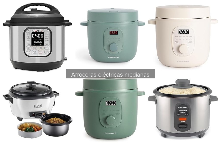 ¿Qué es una arrocera eléctrica media? Características clave