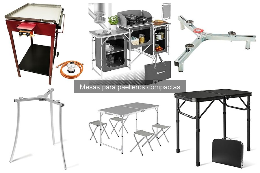 ¿Qué es una mesa para paelleros compacta? Descubre sus características