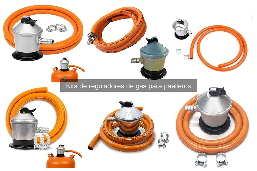¿Qué incluye un kit de reguladores de gas para paelleros?